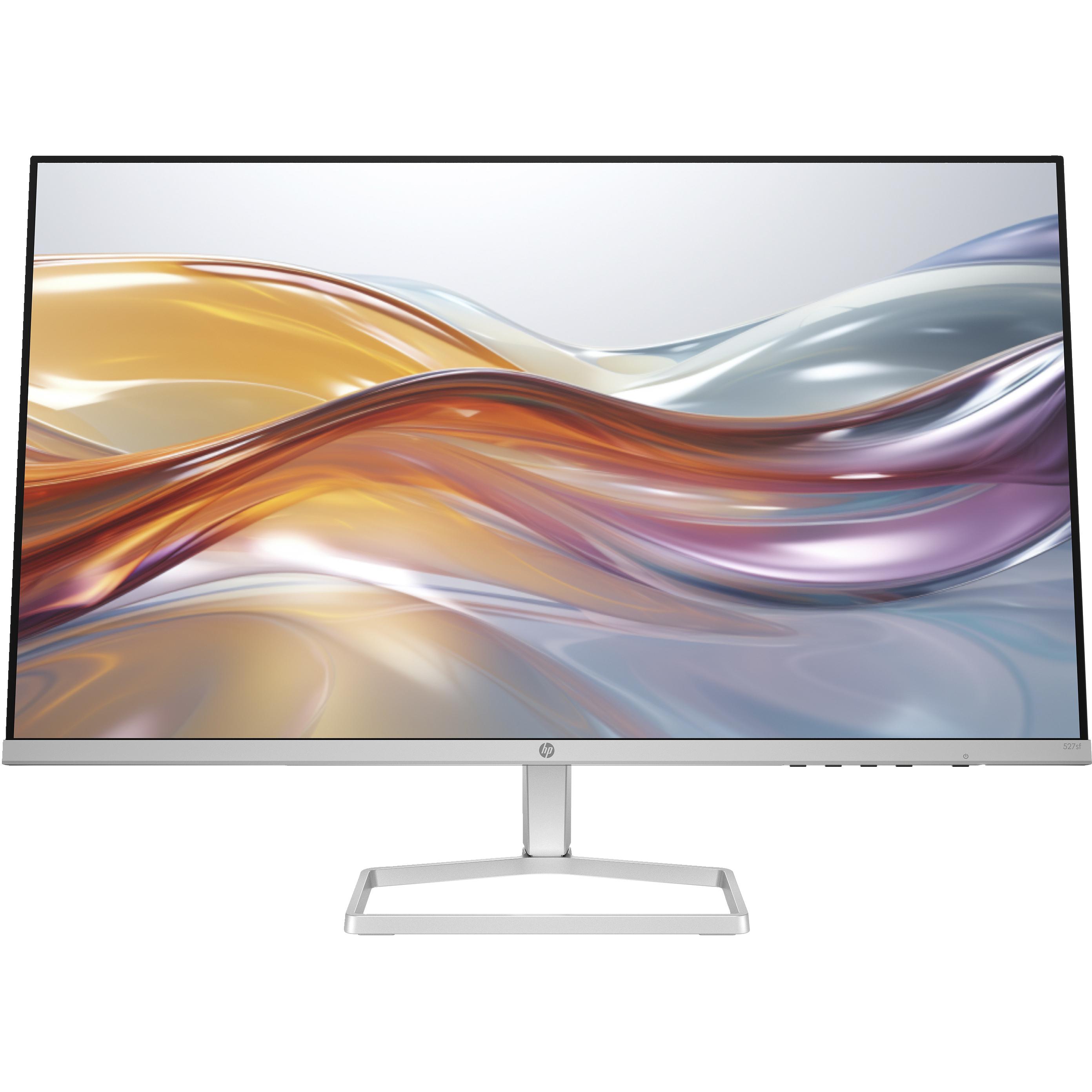 HP Series 5 527sf (1920 x 1080 Pixel, 27"), Monitor, Schwarz, Weiss