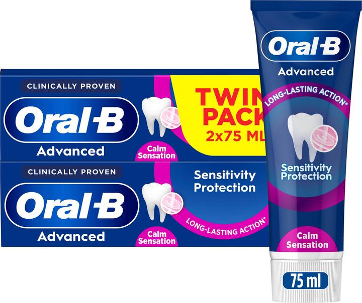 Productafbeelding Oral-B Oral B - Advanced Sensitivity Protection Calm Sensation Toothpaste - 150 ml (150 ml)