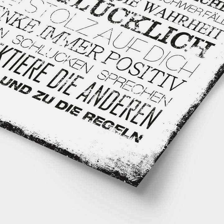 Image du produit Trenddeko Règlement intérieur (60 x 80 cm)