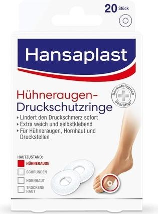 Produktbild Hansaplast Hühneraugen-Druckschutzringe, 20 St. Pflaster (20 x)