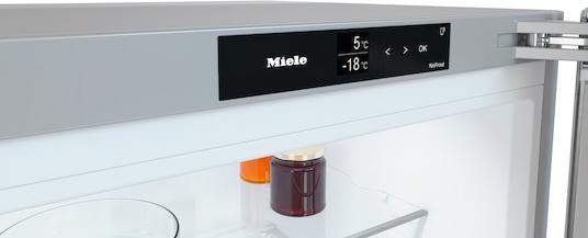 Actual product image Miele KFN4777 CD - Vrijstaande koel-diepvriescombinatie - Zilver (218 l)