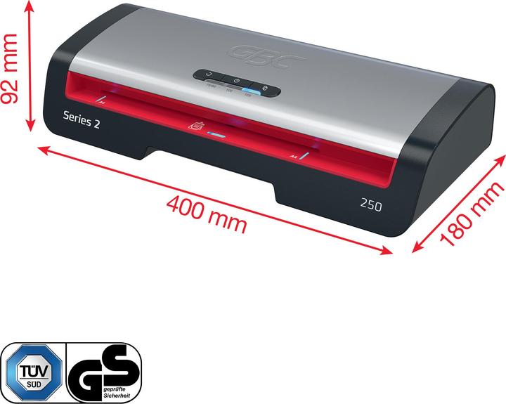 Actual product image GBC Laminator 250 (EU version) (75 - 125 µm, A4)
