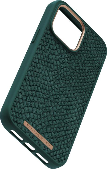 Produktbild Njord Hard-Cover Salm.Leather Magsafe Case green (Apple iPhone 14 Pro Max)