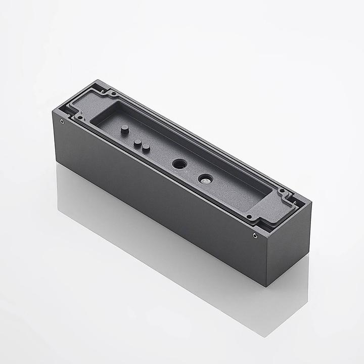 Actual product image Arcchio Lengo LED wall lamp CCT 25cm, 1-light graphite (660 lm, IP65)