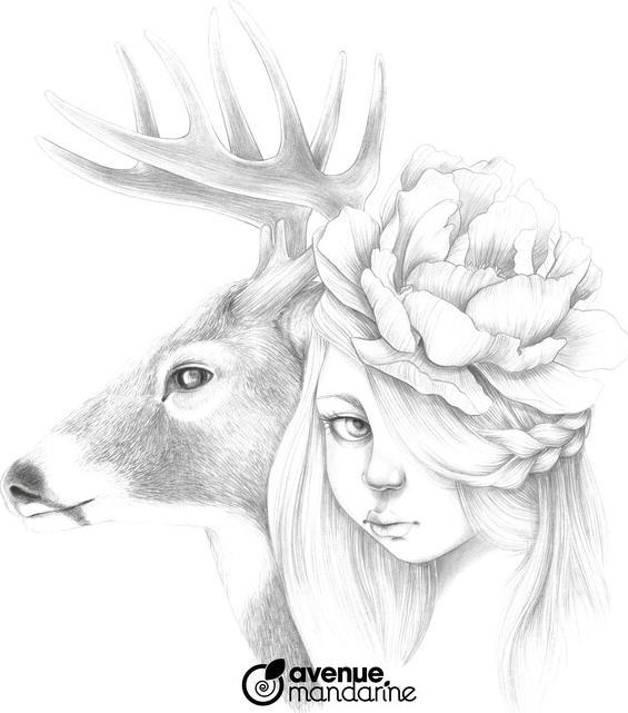 Produktbild My Mandarine Malbuch Coloriage Wild