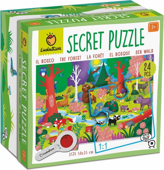 Immagine prodotto Ludattica Puzzle segreto - Foresta (24 pezzi) (24 pezzi)