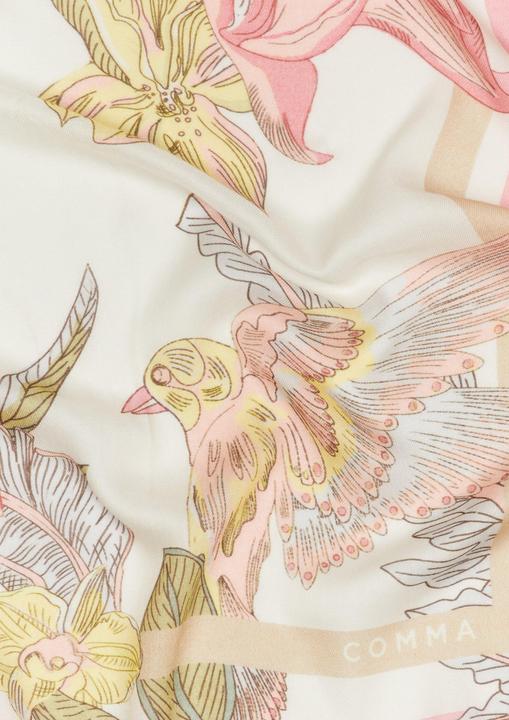 Image du produit Comma Leichter Schal mit Blumenmuster