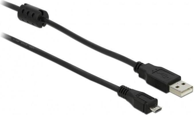 Actual product image Delock USB 2.0 Micro cable (3 m, USB 2.0)