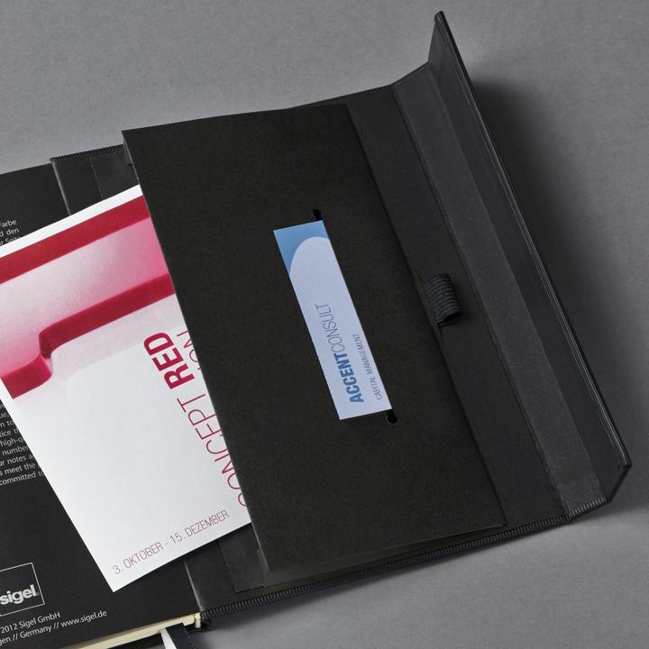 Actual product image Sigel Pure, Hardcover (A5, Checked, Hardcover)