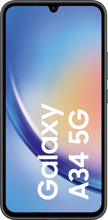Image du produit Samsung Galaxy A34 5G (256 Go, Awesome Graphite, 6.60", Double SIM hybride, 5G)