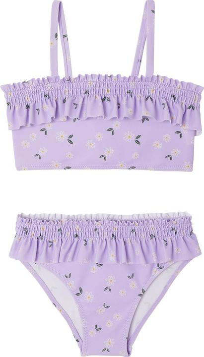 Vertbaudet Mädchen Bikini mit gesmoktem Oberteil (86)