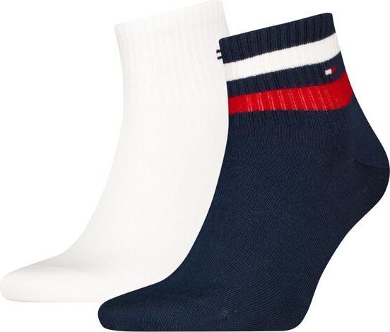 Image du produit Tommy Hilfiger Socken Söckchen 2P Weiss/Marine (lot de 2, 43 - 46)