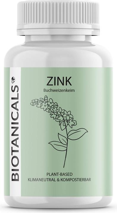 Biotanicals Zink 120 Kapseln (120 Stück, Kapseln, 82 g)
