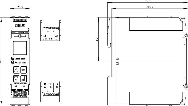 Produktbild Siemens Strom-, Sp., Cos phi