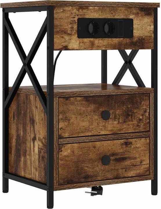 Produktbild vidaXL Moderner Nachttisch (40 x 31 x 60 cm)