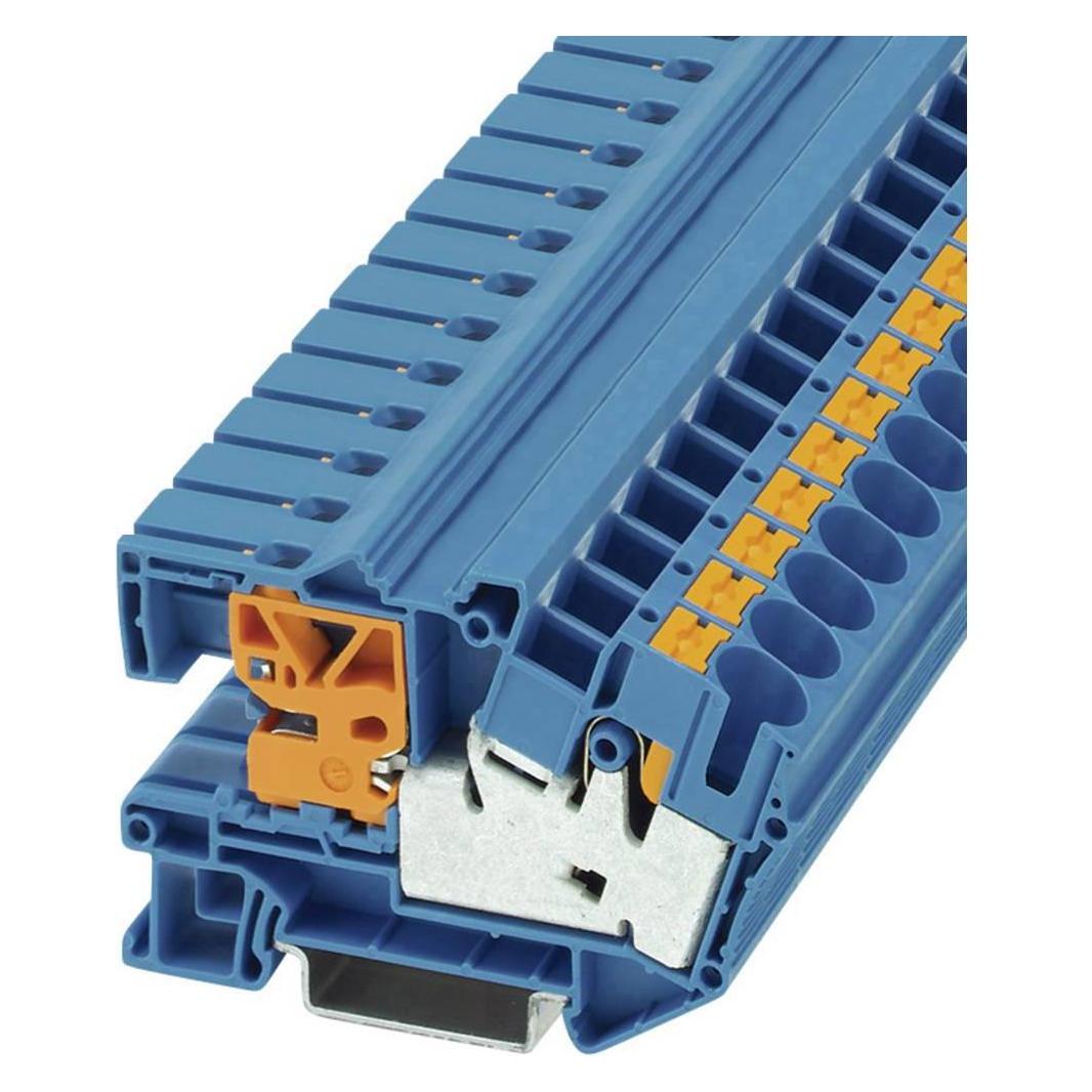 Phoenix Contact Contact 3214025 Klemmenblok 2 Blauw, Kabels + Stekkers, Blauw