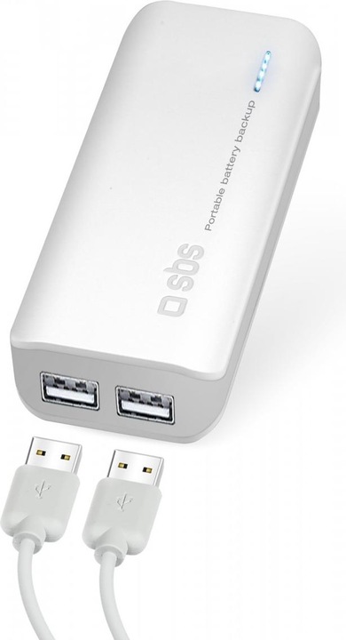 Produktbild SBS Portable battery backup 4.400 mAh for smartphone and mobile (4400 mAh, 16.28 Wh)