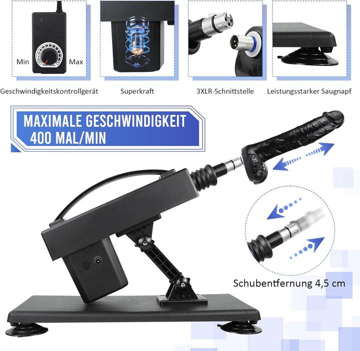 Image du produit Segook Sexmaschine mit Dildos