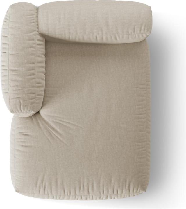 Image du produit Micadoni Chaise longue modulable gauche, "Martina", 1 Place, 176x123x75 Fabriqué en Europe (Recamière)