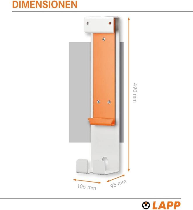 Image du produit Lapp Mobility Support mural pour les stations de charge mobiles Basic et Universal