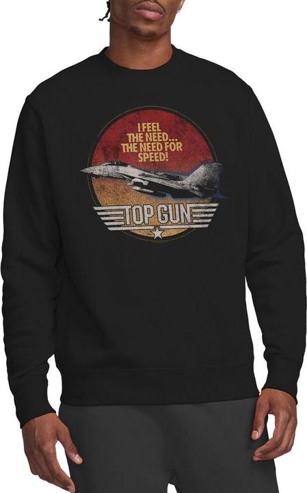Actual product image Top Gun Unisex Adult Fighter Sweatshirt (M)