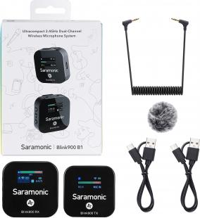 Actual product image Saramonic Blink900 B1 kabelloses Audioübertragungsset (RX + TX)