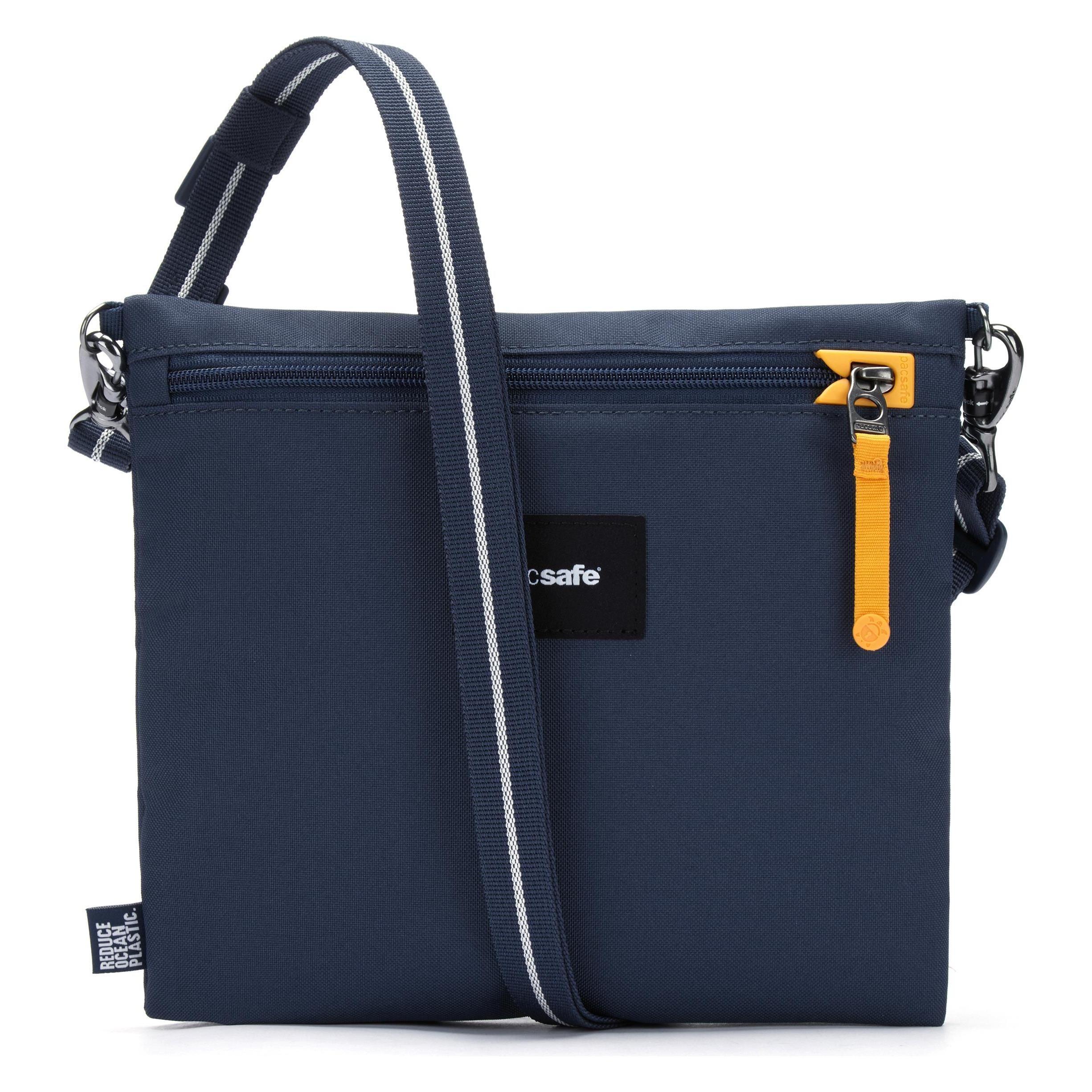 Pacsafe, Unisex, Handtasche, Go Umhängetasche Rfid Schutz 24 Cm, Blau