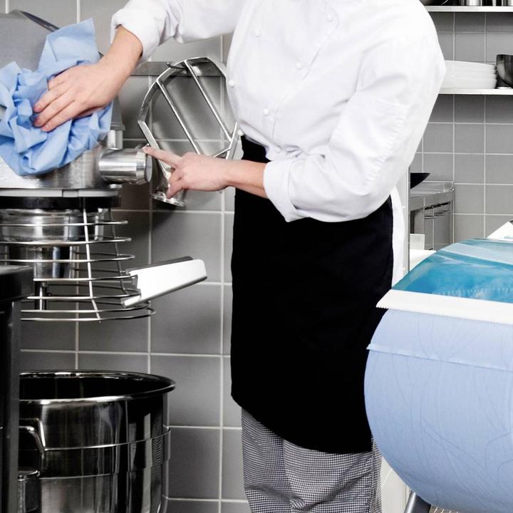 Produktbild Tork Standard-Papierwischtücher, Rolle Blau W1 128408 (2 x)