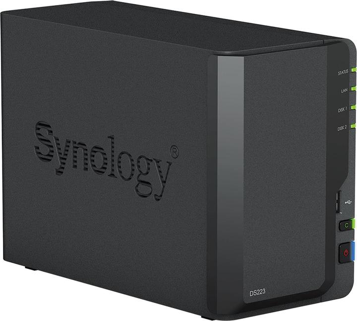 Actual product image Synology DS223 (2 x 8 TB, Synology HAT 33xx)