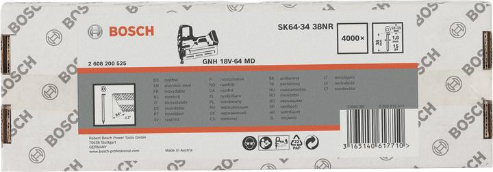 Produktbild Bosch Professional Zubehör Senkkopf-Stift 64-34 38 NR, 38