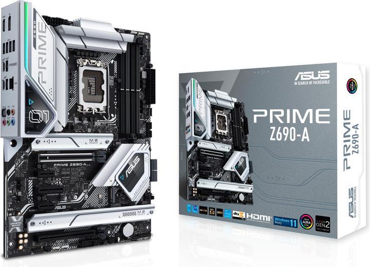 Immagine prodotto ASUS Prime Z690-A Gaming (LGA 1700, Intel Z690 (DDR5), ATX)