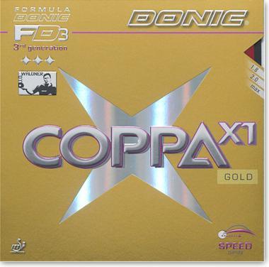 Immagine prodotto Donic Coppa X1 in gomma (oro) (2 mm)