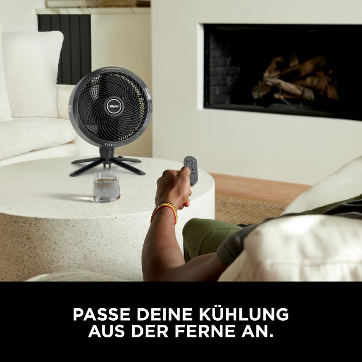 Actual product image Shark FlexBreeze Pro Mist Akku-Ventilator für innen und aussen mit Sprühsystem, tragbarer Sprühtank (57.70 dB)