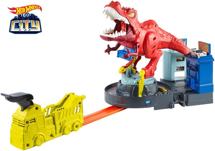 Actual product image Hot Wheels T-Rex Rampage Play Set