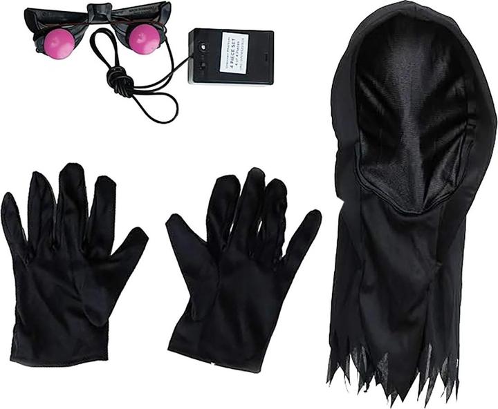 Produktbild Fun World Division Sensenmann Kinderkostüm mit Leuchtaugen (128, 134, 140)