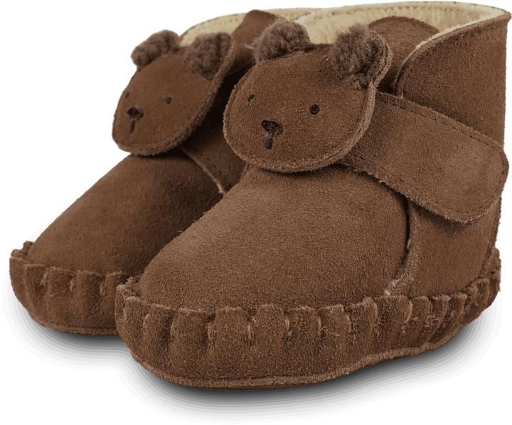 Produktbild Donsje Pouty Booties Fluffy Bear Teddy Brown (20, 21)