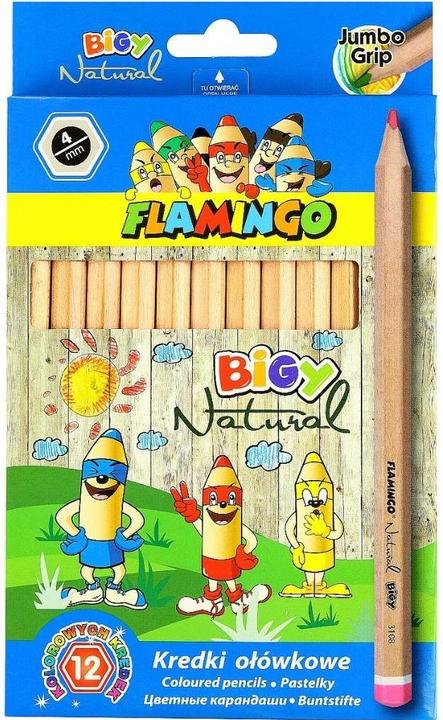 Produktbild Titanum Jumbo Bigy Natural Bleistifte, 12 Farben (10 mm, 1 x)