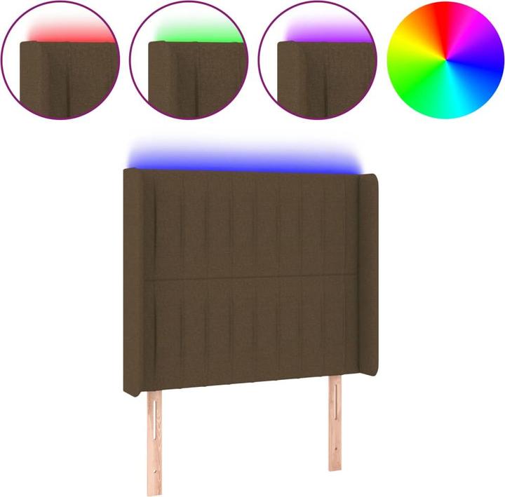 Image du produit vidaXL LED Kopfteil (83 x 16 x 128 cm)