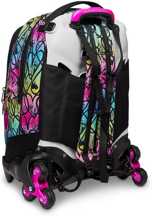 Actual product image Seven Three-Way Trolley Backpack with Removable Wheels and Adjustable Handle