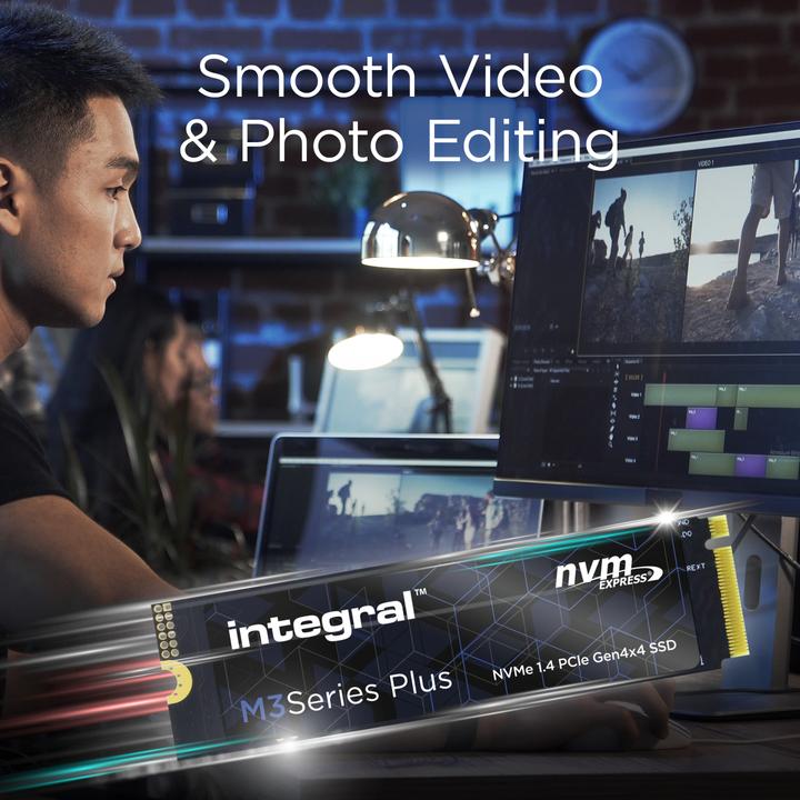 Image du produit 500GB SSD M.2 2280 NVME 1.4 PCIe Gen4x4 (500 Go, M.2 2280)