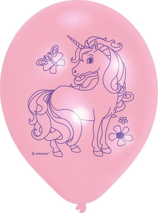 Produktbild Amscan Ballone Einhorn (6x)