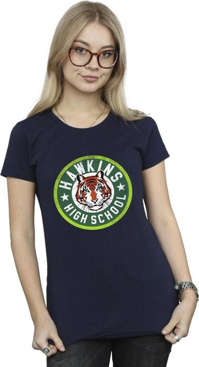 Produktbild Netflix Stranger Things Hawkins Tiger Circle TShirt (S)