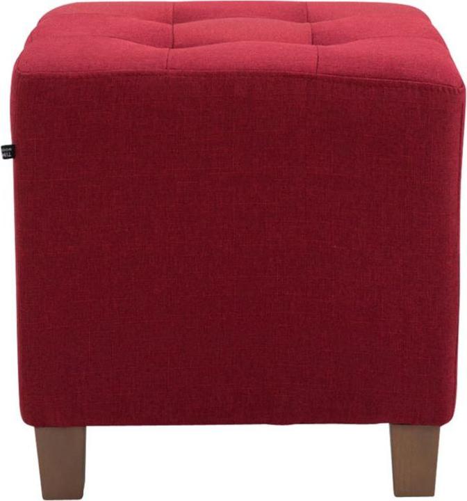 Actual product image Swisshandel24 Set of 2 stools Pharaoh, antique-light, red