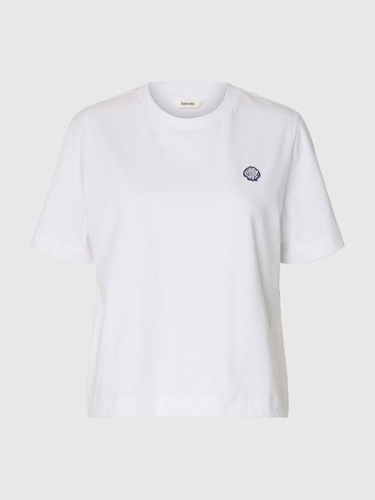 Produktbild Selected Besticktes T-Shirt mit Rundhalsausschnitt (S)