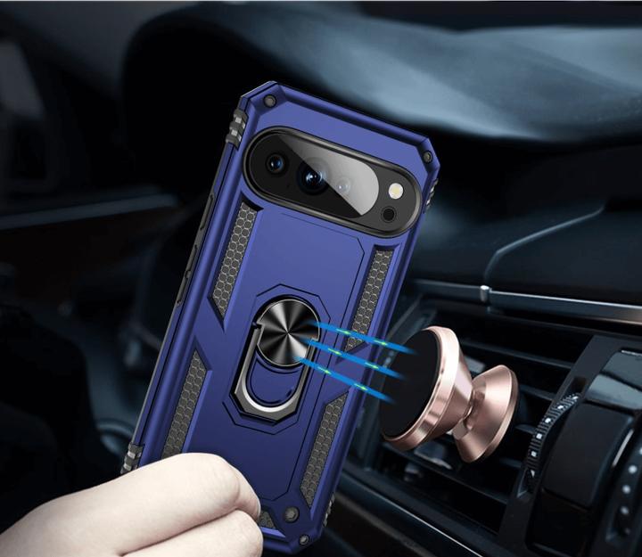 Actual product image Cover-Discount Google Pixel 10 / 10 Pro - Robustes Back Cover mit Kickstand (Google Pixel 10 Pro, Google Pixel 10)