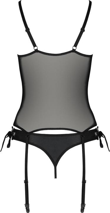 Produktbild Passion Nessy Korsett mit offenem Schritt Schwarz (3XL, XXL)