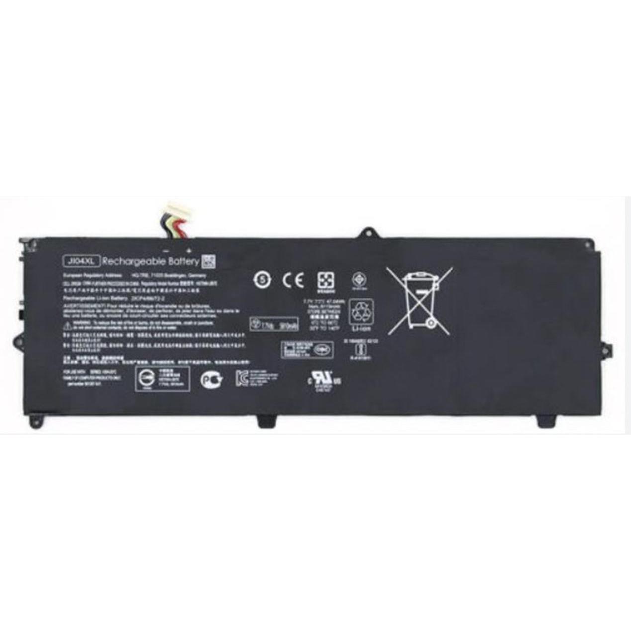 HP Battery 4C 47Wh 3.05AH LI (4 Zellen, 3050 mAh), Notebook Akku, Schwarz