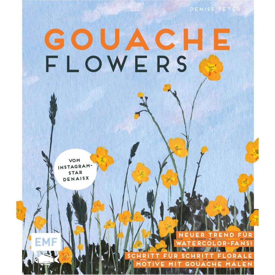 Thumbnail - Gouache Flowers – Vom Instagram-Star denaisx, Ratgeber von Denise Peter