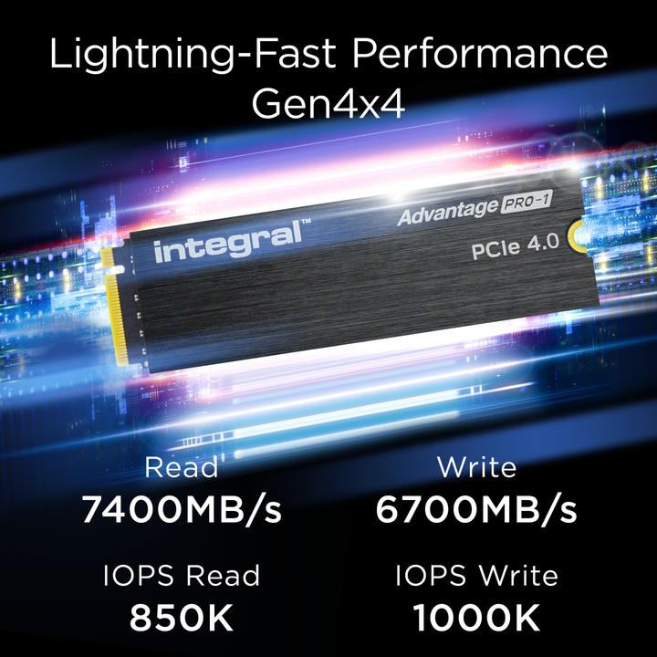 Produktbild 2TB - SSD M.2 2280 NVME 1.4EPCIE GEN4 (2000 GB, M.2 2280)