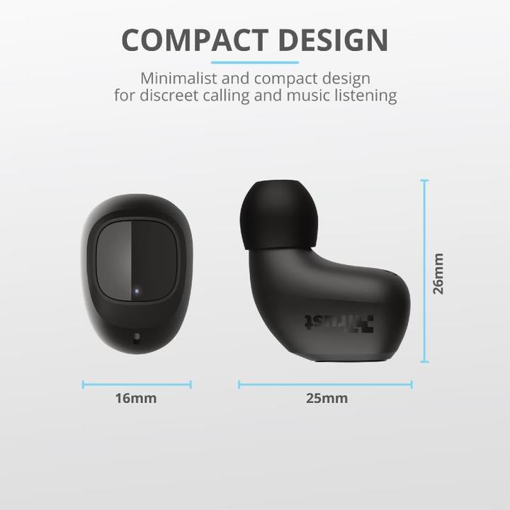 Actual product image Trust Nika Compact Headphones (ANC, 8 h, Wireless)